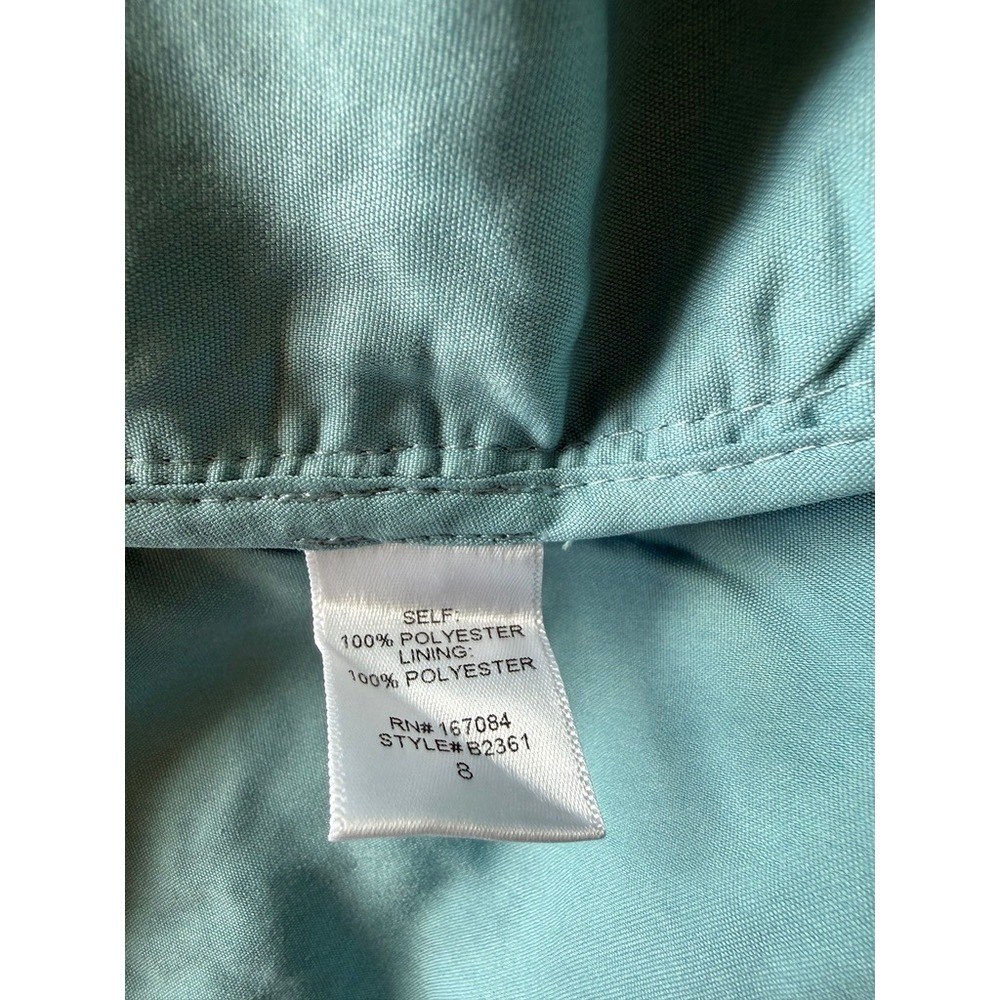 tuckernuck cameo blue eyelet cape leah midi dress, women size 8 - Picture 10 of 11